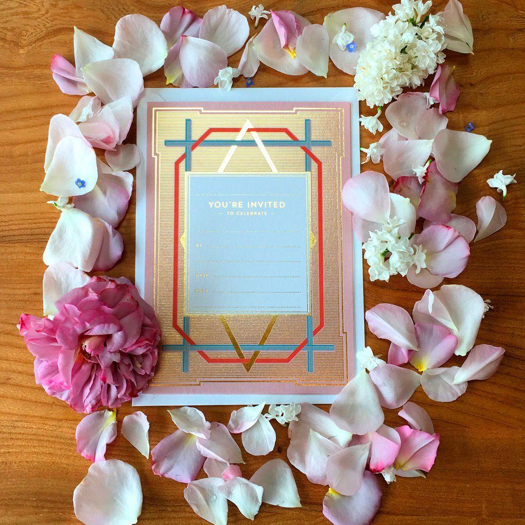Art Deco Invitation (Pack of 50) - NO ENVELOPES - Image 5