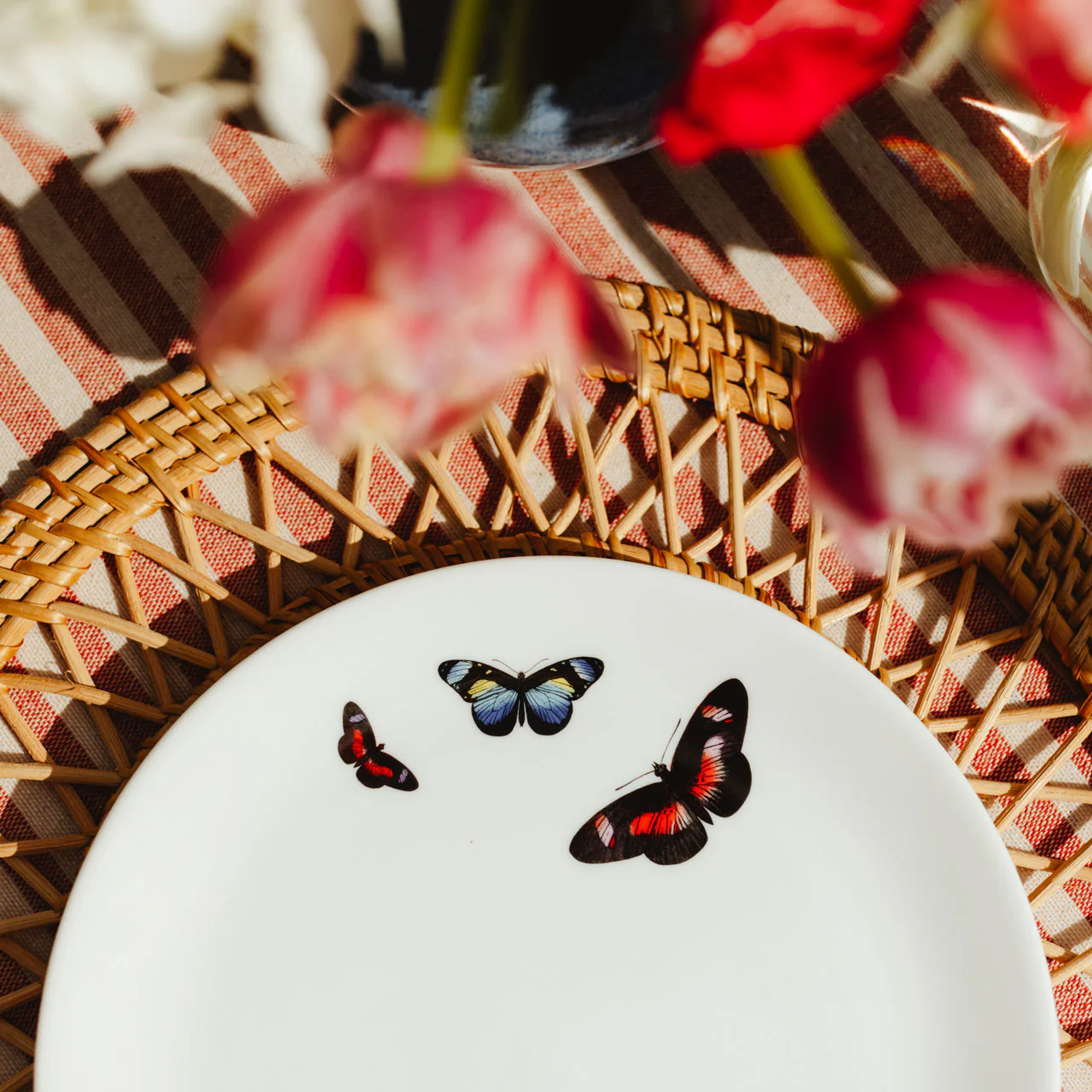 Butterflies 8" Fine China Plate - Image 2
