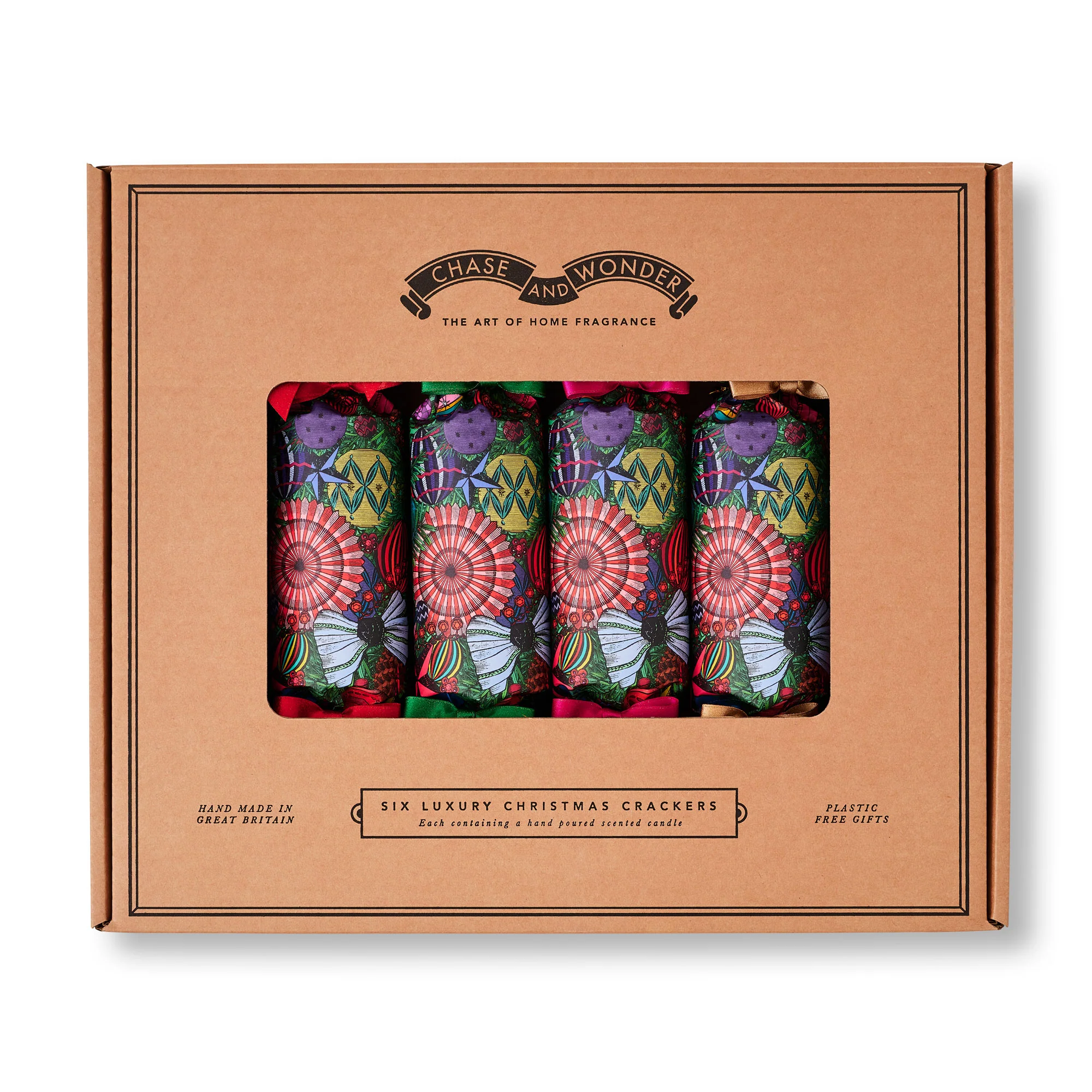 "Christmas Baubles" Luxury Candle Christmas Crackers - Image 4