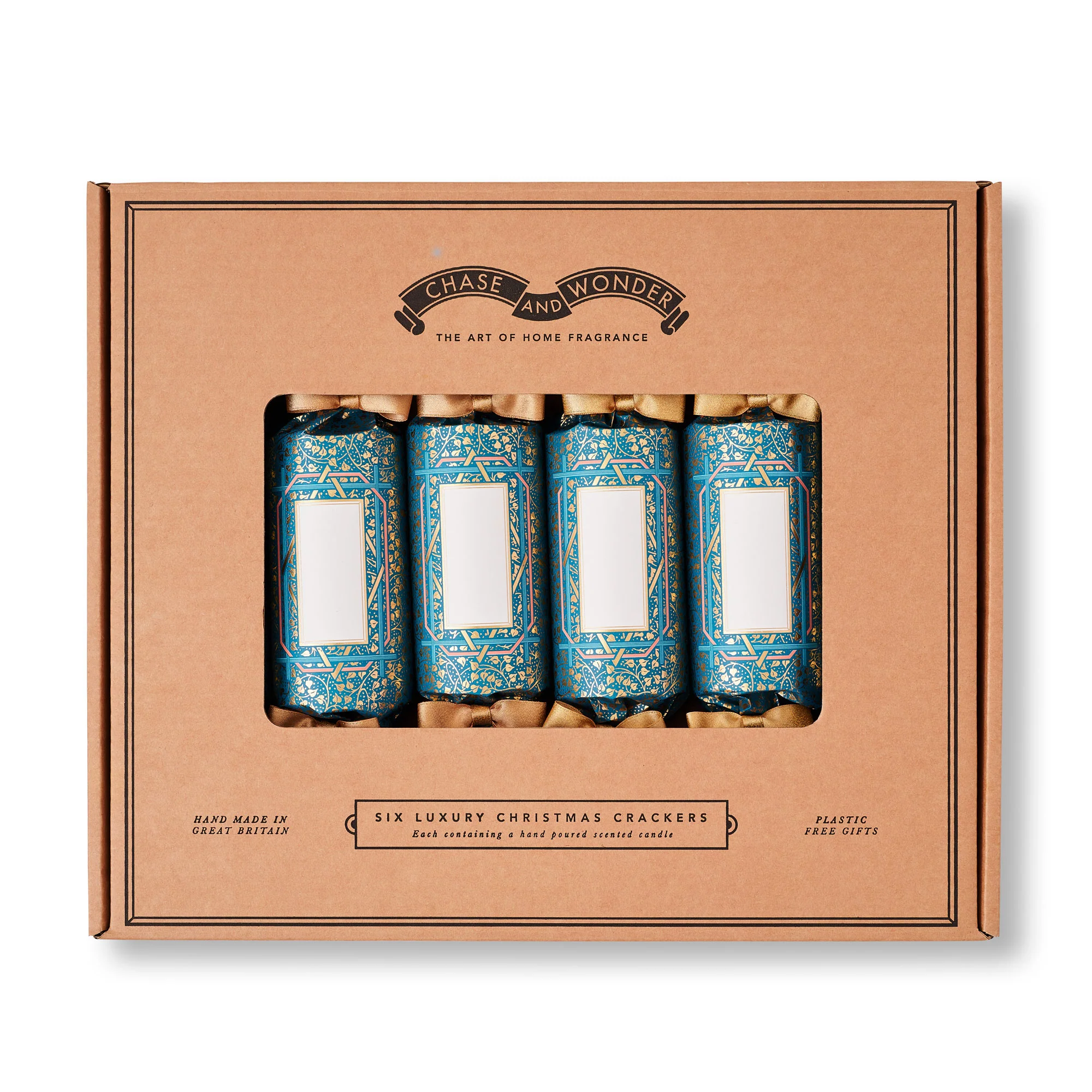 "Golden Ivy" Place Name Luxury Christmas Crackers - Image 7