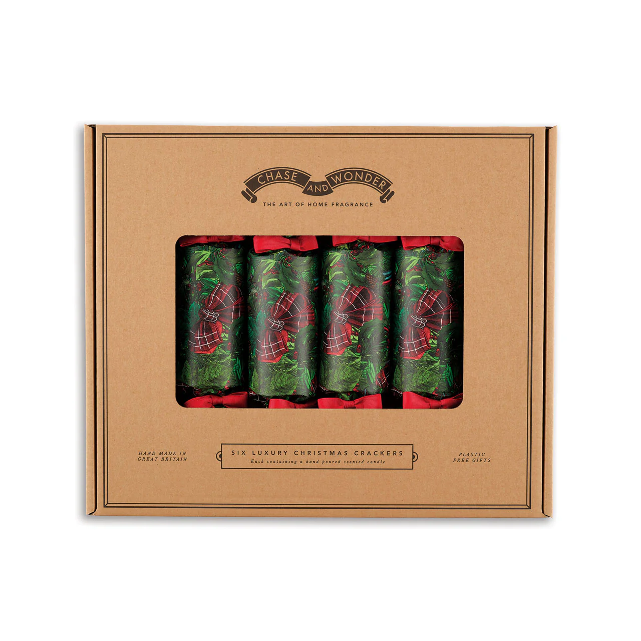 "Christmas Wreath" Luxury Candle Christmas Crackers - Image 5