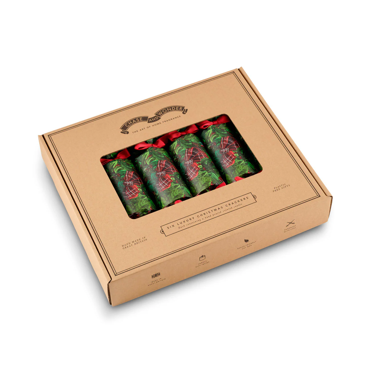 "Christmas Wreath" Luxury Candle Christmas Crackers - Image 7