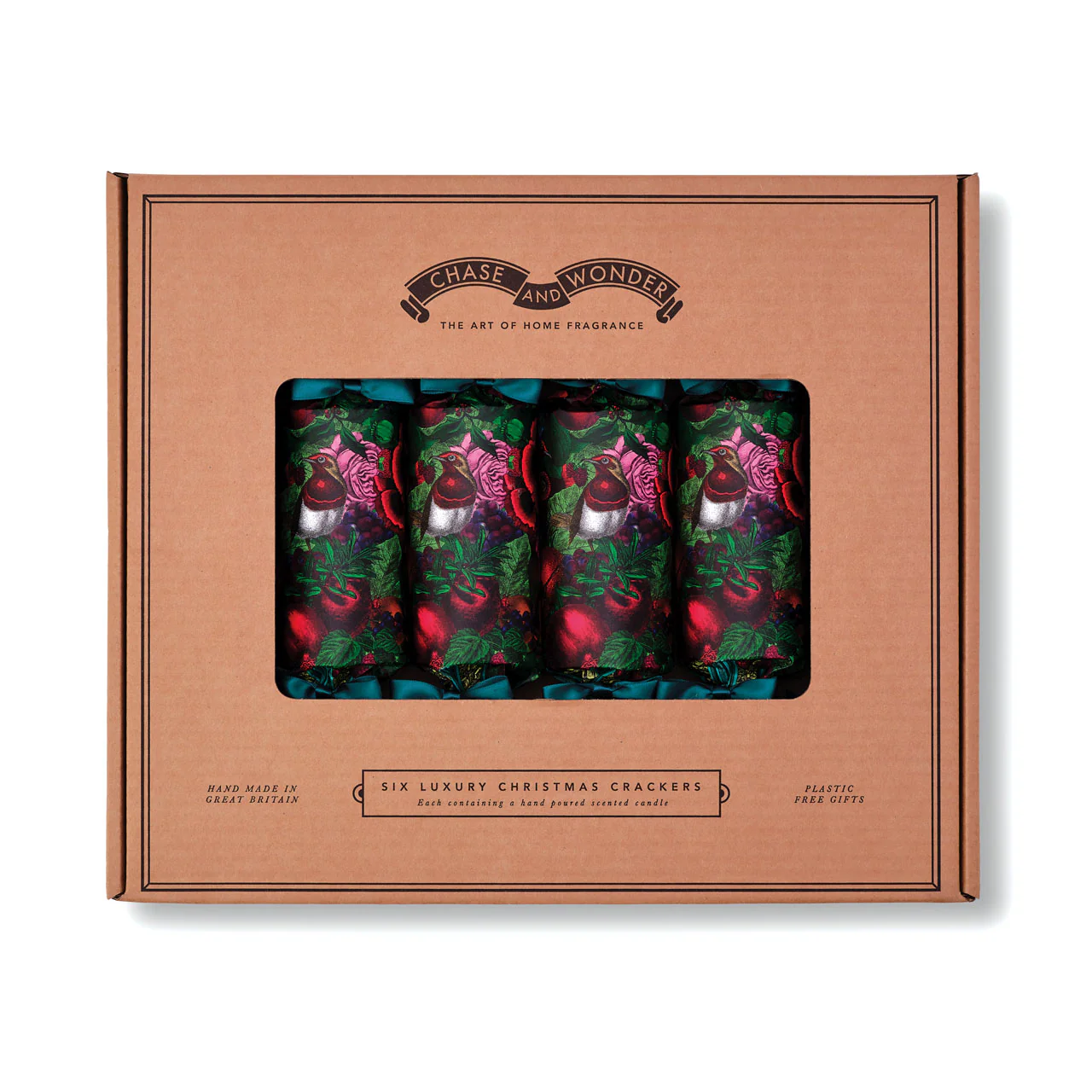 "Christmas Robin" Luxury Candle Christmas Crackers - Image 3