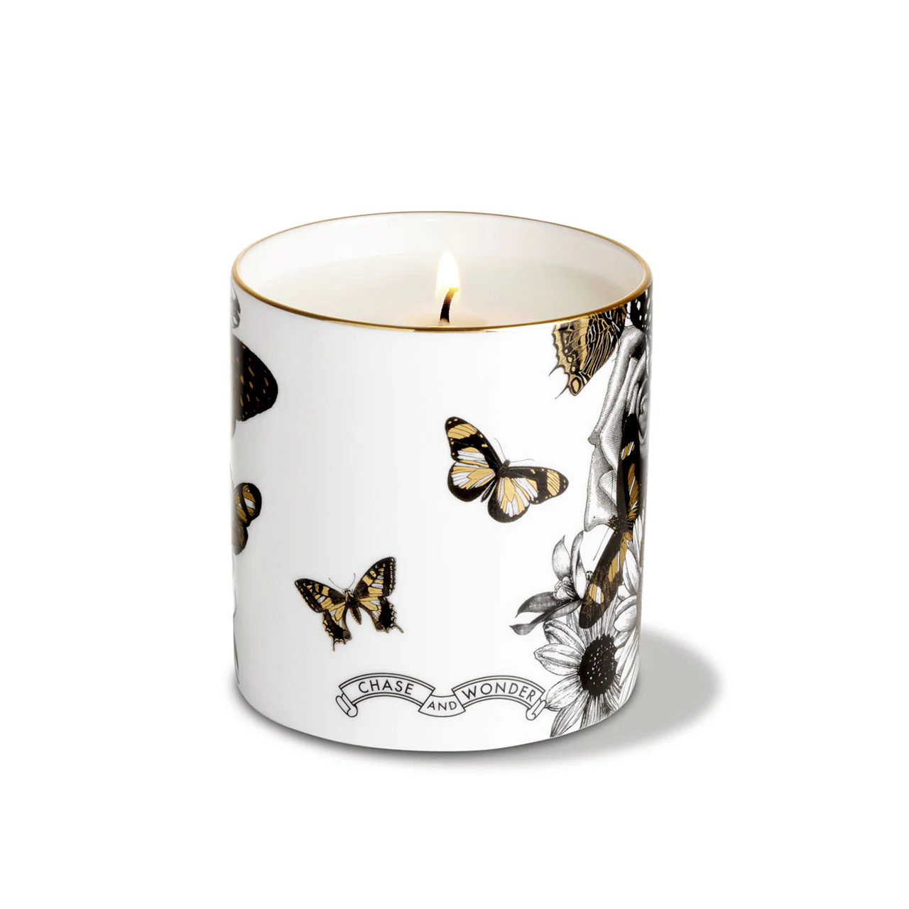 The Butterfly Lady Ceramic Candle - Image 4