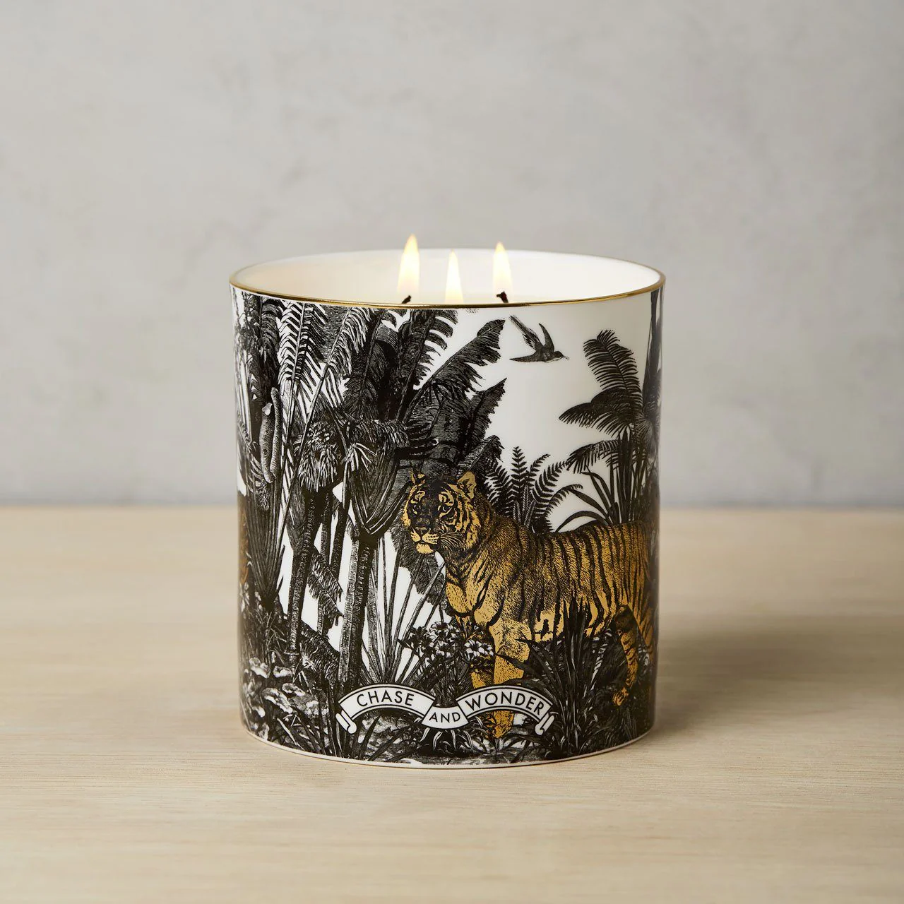 The Jungle 3 Wick Scented Ceramic Candle - Image 3