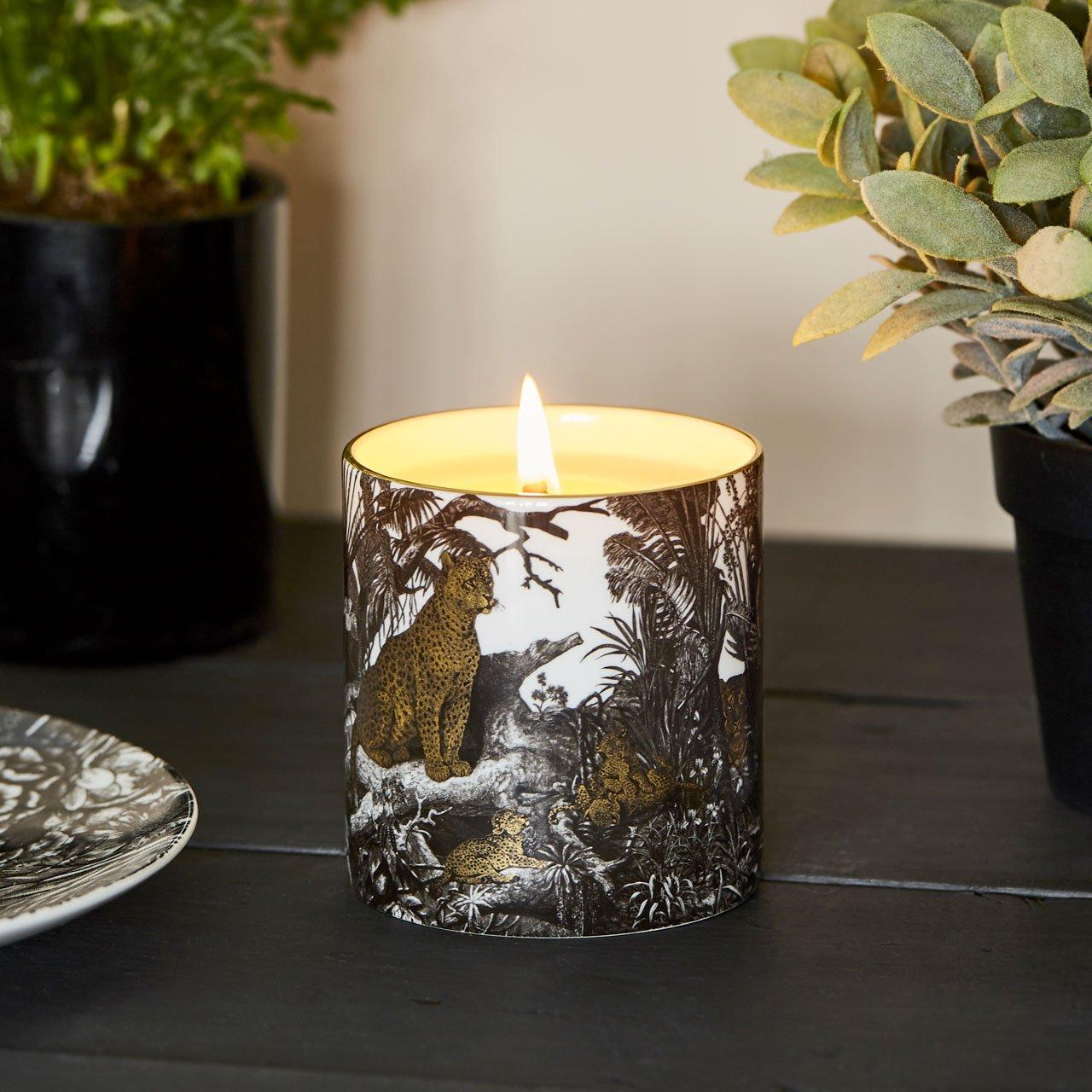 The Jungle Luxury Scented Ceramic Candle - Image 4