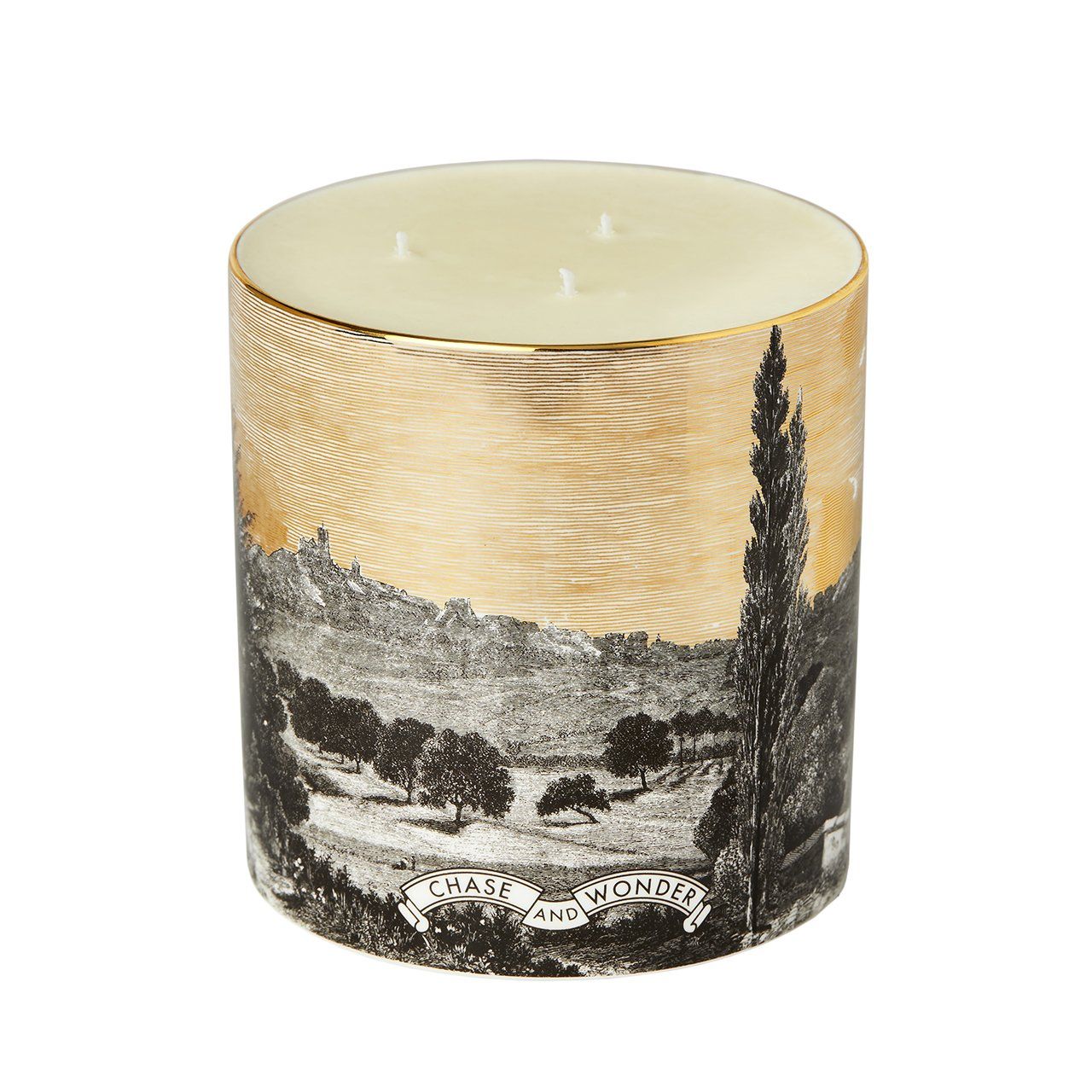 The Tuscan Sunset 3 Wick Scented Ceramic Candle - Image 5